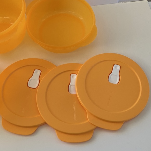 New Tupperware Vintage CrystalWave Containers Set of 3 - Picture 11 of 11